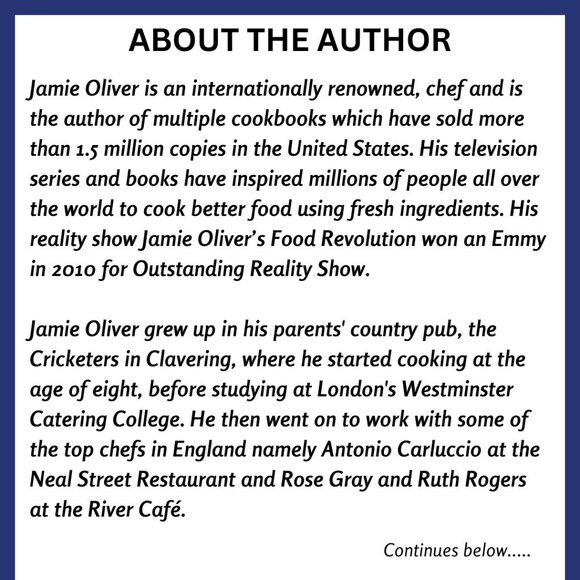 JAMIE'S AMERICA Cookbook by Jamie Oliver - 1st Edition US Printing - Picture 9 of 13